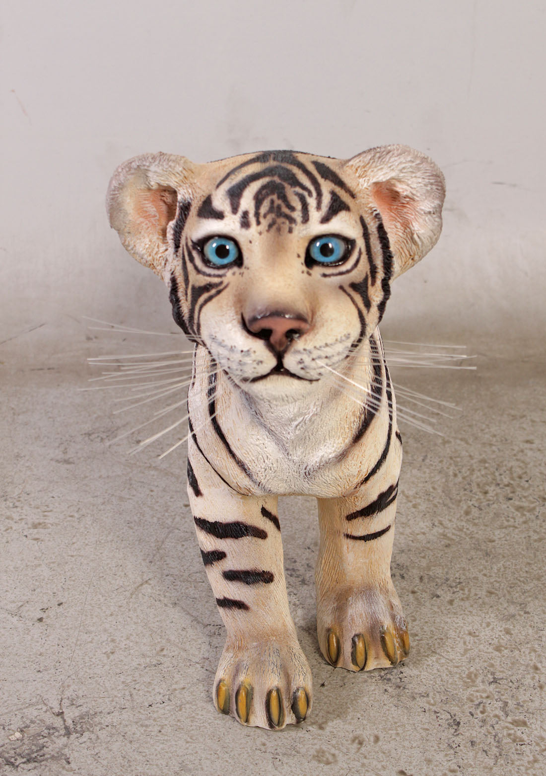 Standing Bengal Tiger Cub Life Size Statue