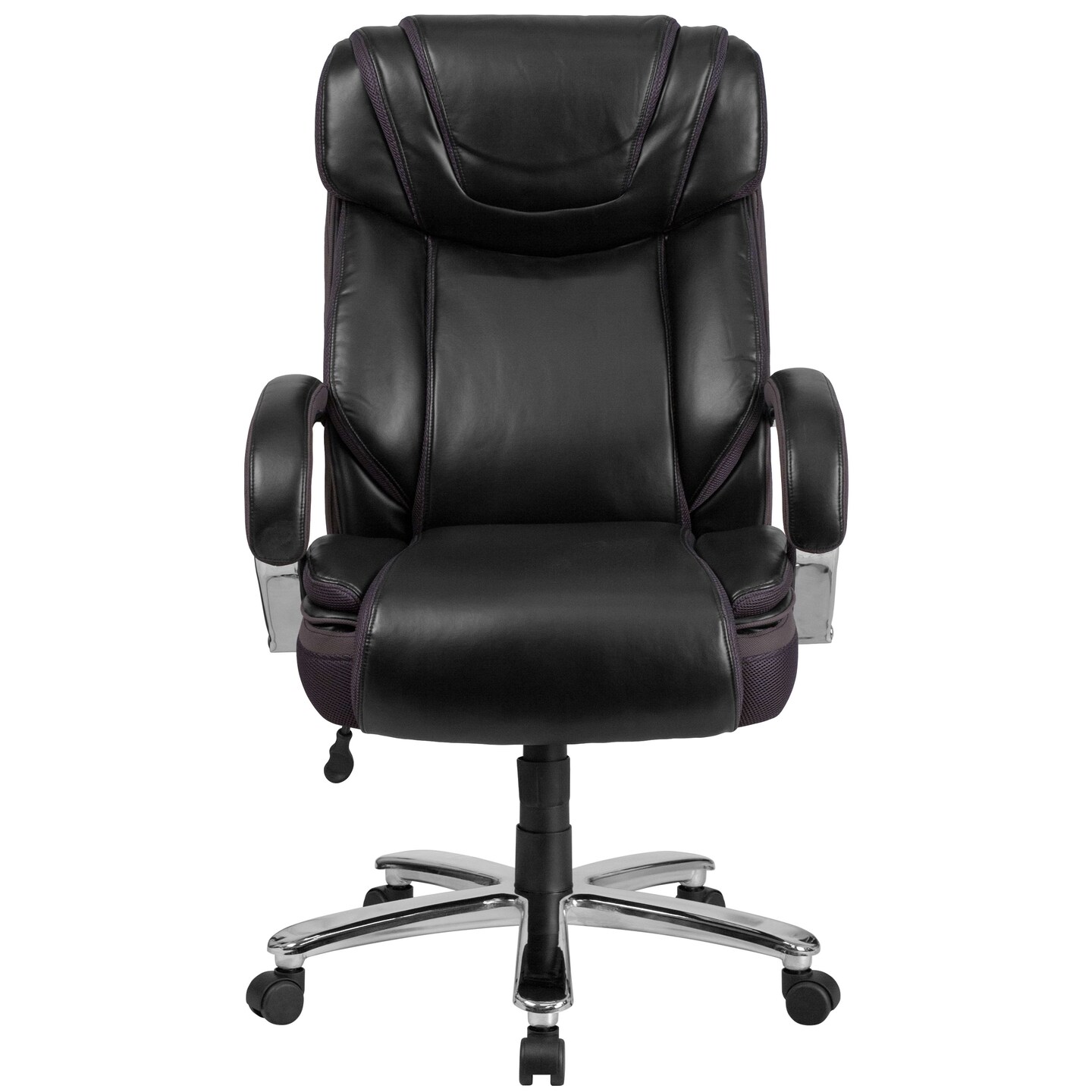 Emma and Oliver 500 lb. Big & Tall LeatherSoft Executive Ergonomic Office Chair with Wide Seat