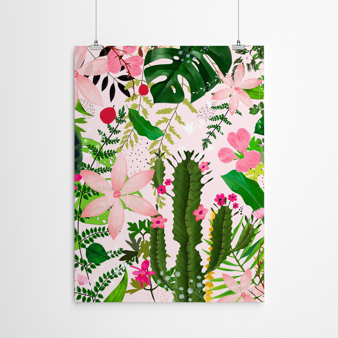 Desert Flowers by Louise Robinson  Poster Art Print - Americanflat