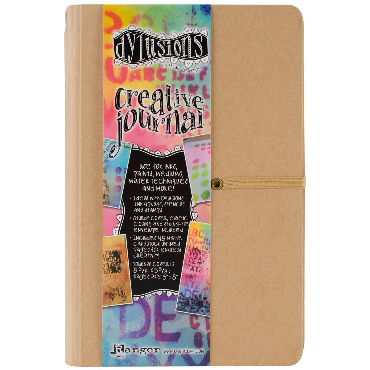 Dyan Reaveley's Dylusions Creative Journal 8.375"X5.625"-Kraft