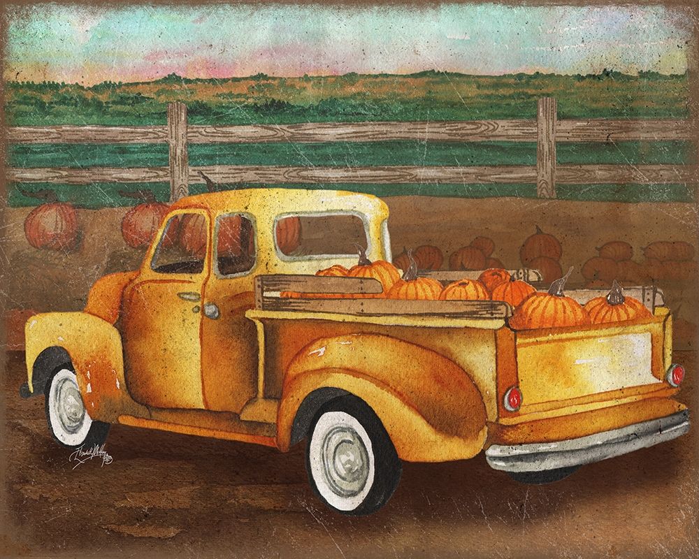 Truck Harvest II Poster Print by Elizabeth Medley - Item # VARPDX13036