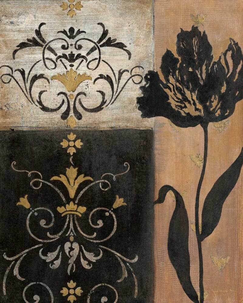 Tulip Silhouette Poster Print by Tava Studios - Item # VARPDX11998