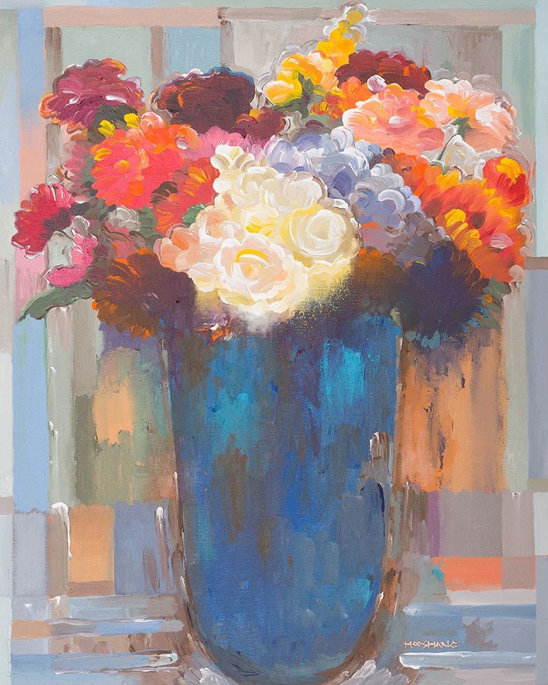 Khorasani, Hooshang Poster Print by Flowers in a Blue Vase - Item # VARPDXK2697D