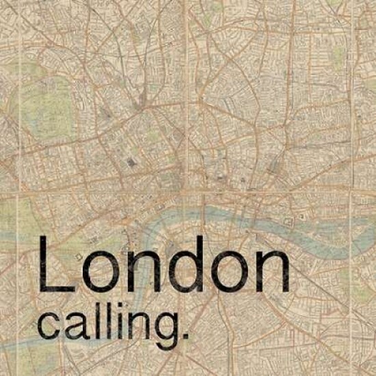 Map London Poster Print by Lauren Gibbons - Item # VARPDXGLSQ064C