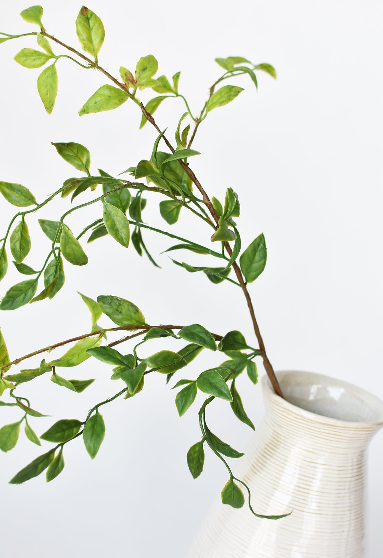 32&#x22; Faux Nandina Leaf Stem