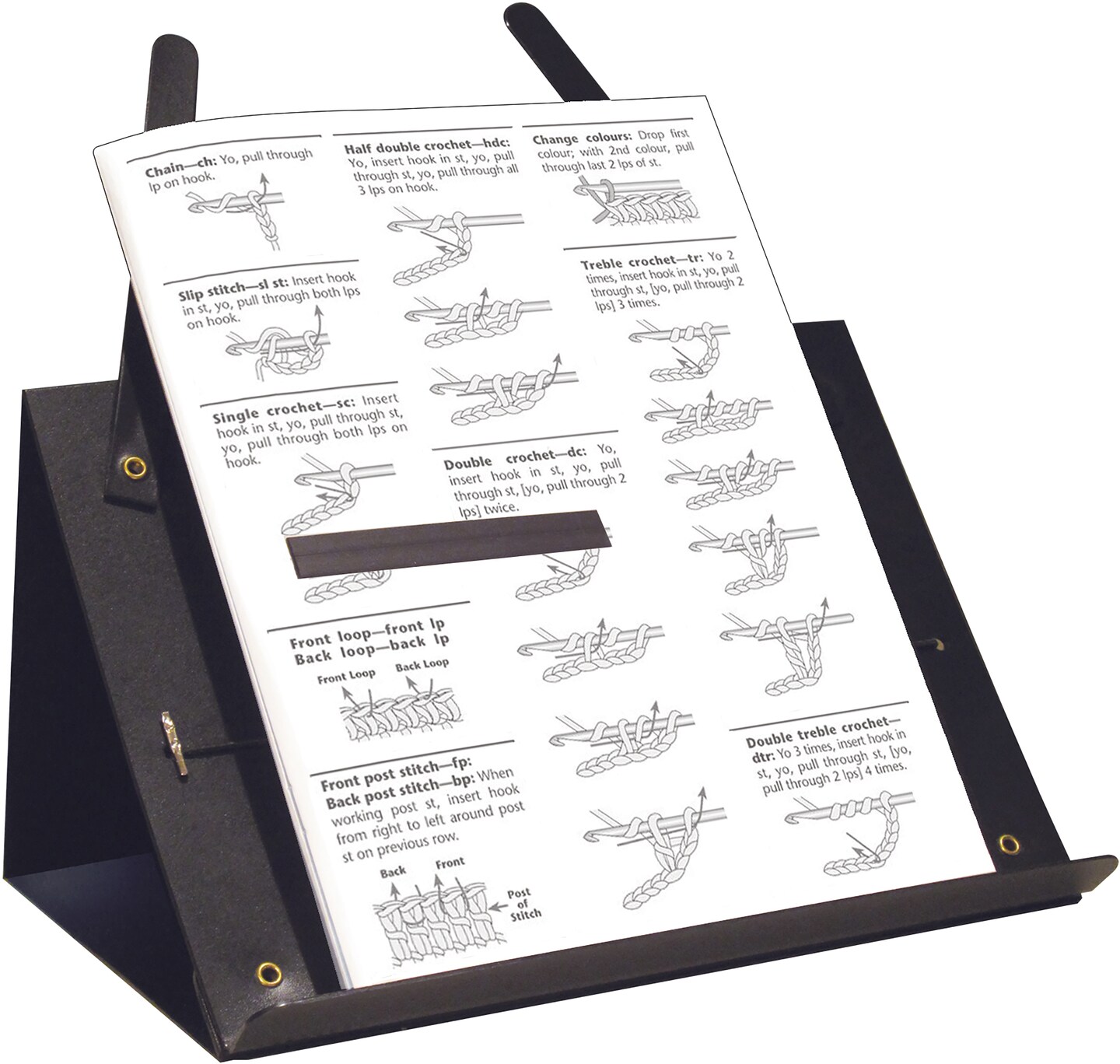PropIt Portable Crochet & Knitting Pattern Holder Michaels