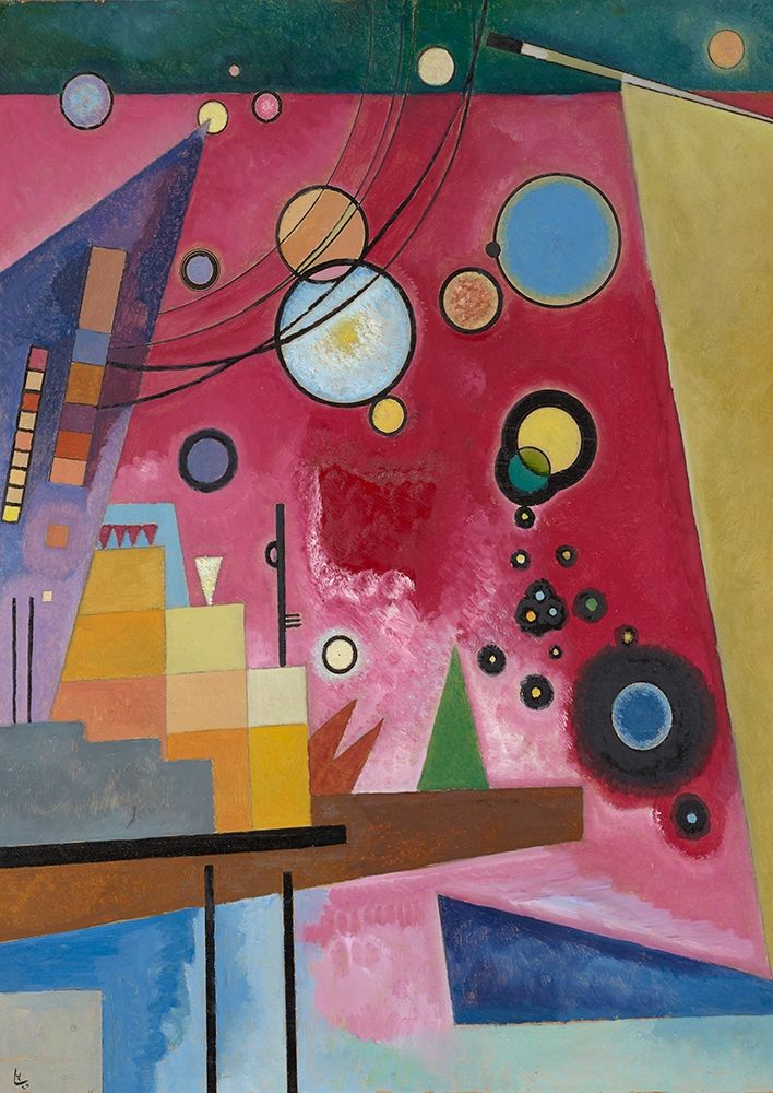 Schweres Rot Poster Print by Wassily Kandinsky # 3WK5205