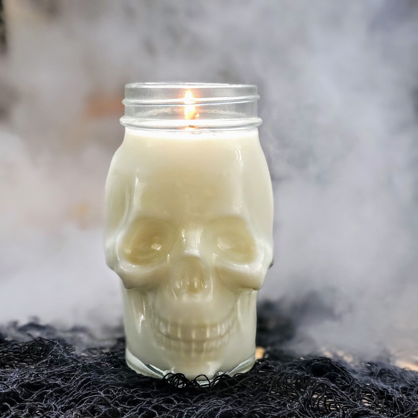 Set selling 50 Mini skull candles, Halloween Candle, Skull Candle Gift Box, Vegetable Wax, Goth candle, Xmas gift. Soy wax candle, Tealight Candle