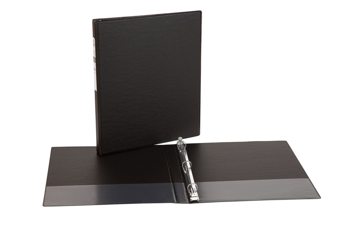 Avery Economy 3 Ring Binder, 1/2 Inch Round Rings, 4 Black Binders (03201)