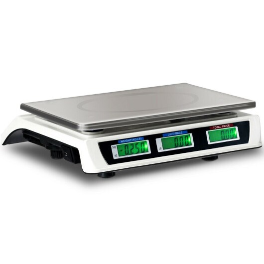 Silver ABS Digital Weight Food Count Scale with 3 Power Supply Modes