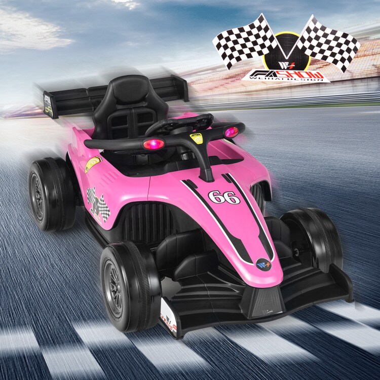 12V Kids Ride on Electric Formula Racing Car with Parental Remote Control and Manual Control