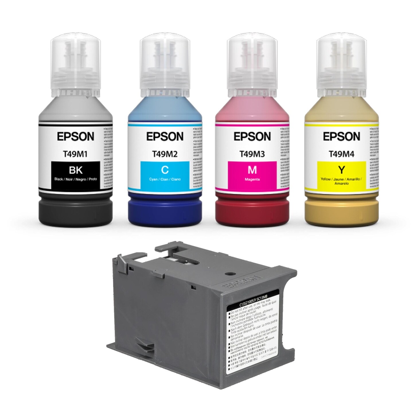 Epson SureColor 4 Pack Ink Set &#x26; Tank for Epson F570