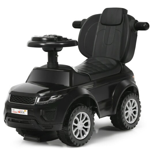 Honey Joy 3 in 1 Ride on Push Car Toddler Stroller Sliding Car with Music