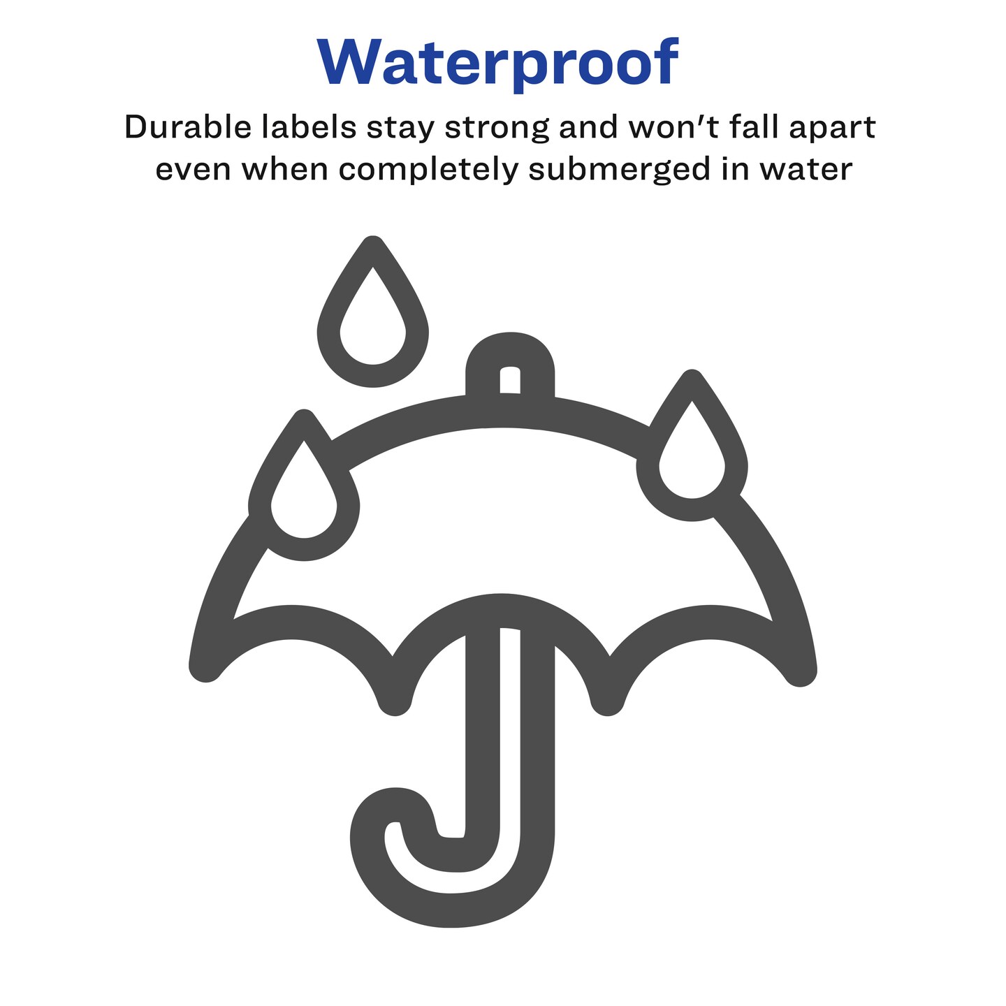 Avery Waterproof Shipping Labels with Ultrahold Permanent Adhesive, 5-1/2&#x22; x 8-1/2&#x22;, 100 Labels for Laser Printers (5526)