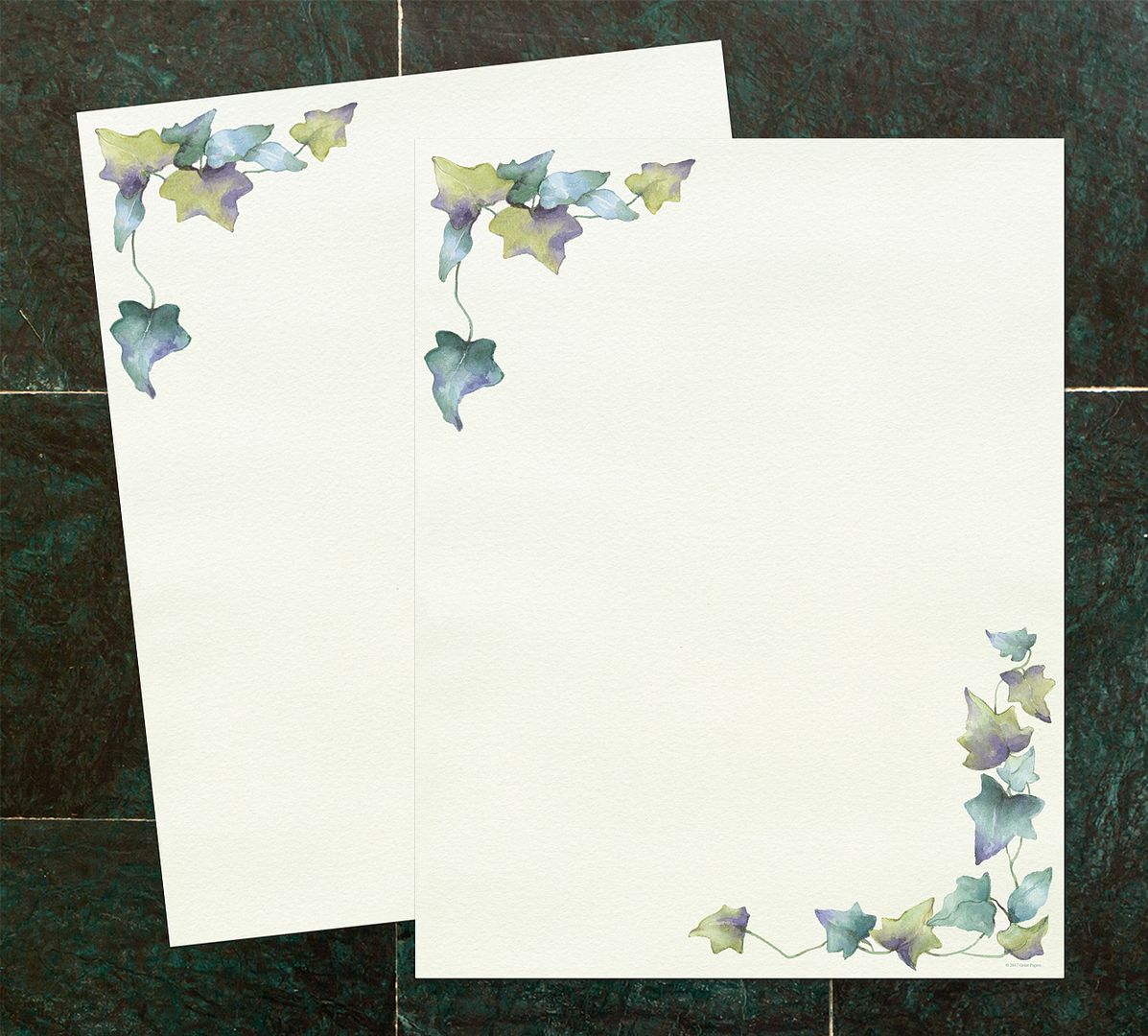Great Papers! Painted Border Letterhead, 100 GSM 8.5” x 11” Printer Friendly, 80 Sheet Pack (2013188)