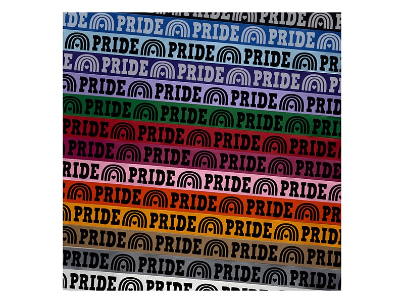 Pride Fun Rainbow LGBTQ Satin Ribbon for Bows Gift Wrapping DIY Craft Projects - 1&#x22; - 3 Yards