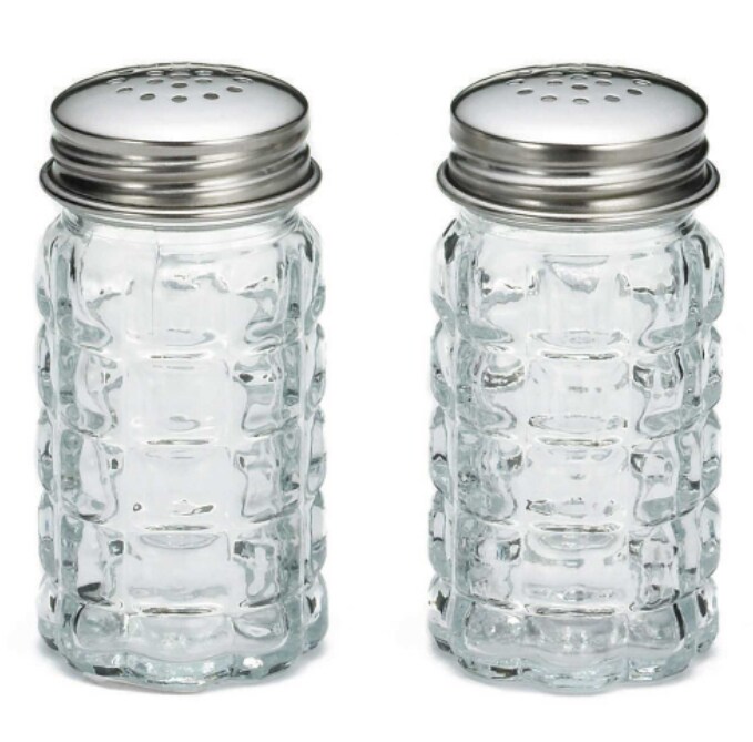 Salt and Pepper Shaker Set, Optic 1.5 ounce