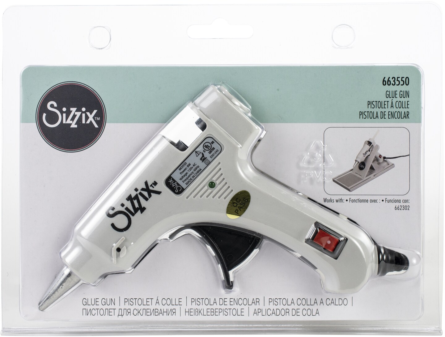 Sizzix Glue Gun-White