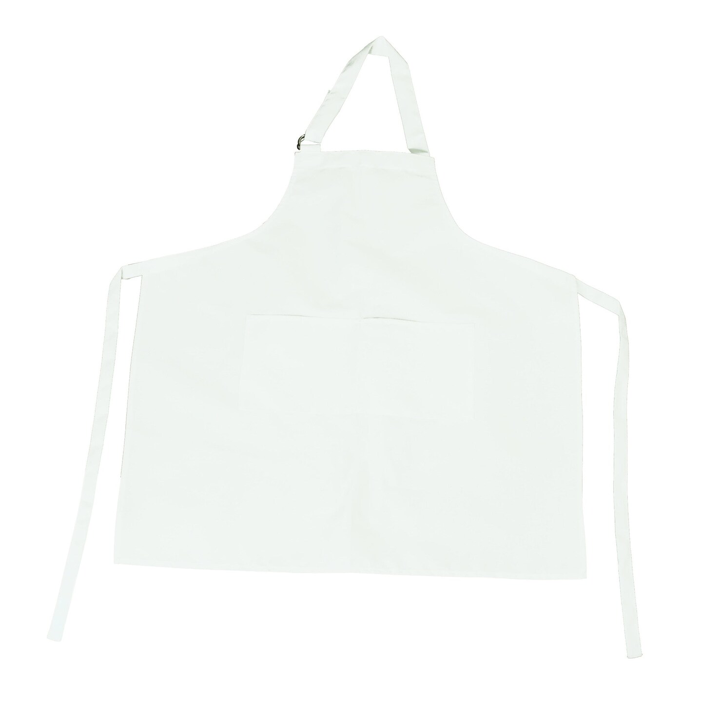 Bib Apron with Pockets and Adjustable Neck, 11 Color Options