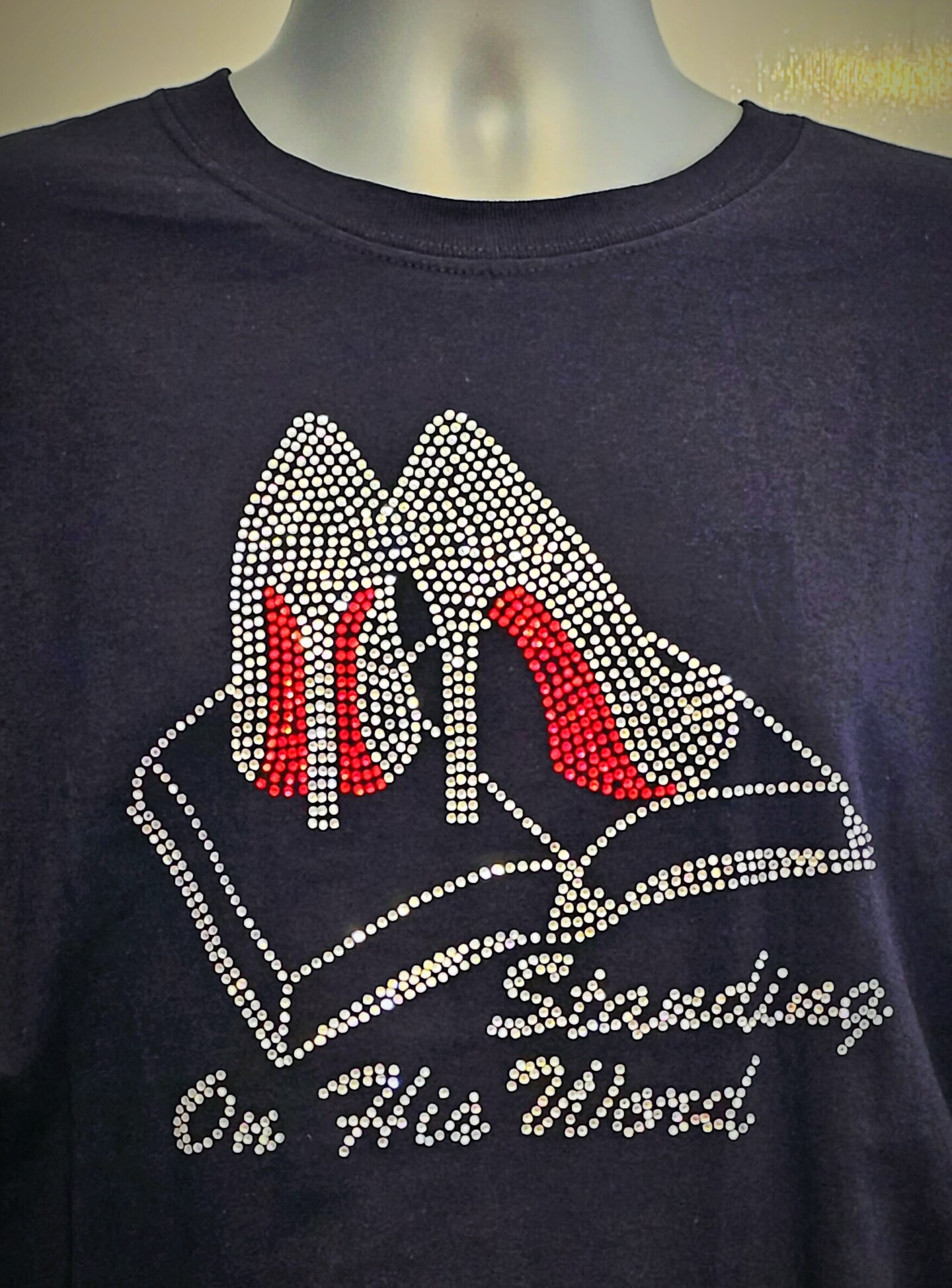 Rhinestones T-Shirt jentlouis 値下げ交渉OK Standing On His Word Rhinestone T-shirt Sz 3XL | MakerPlace by