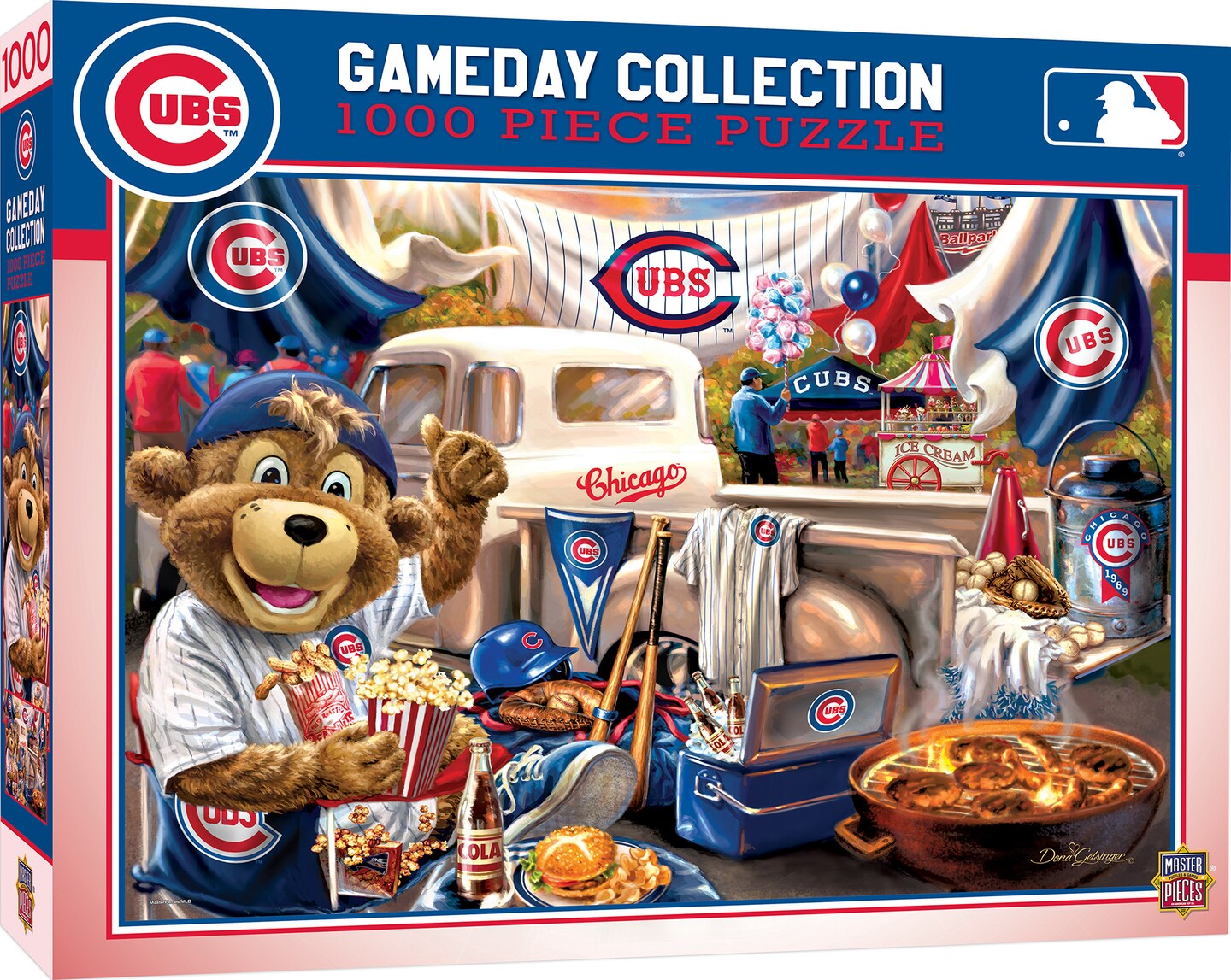 MasterPieces 1000 Piece Jigsaw Puzzle for Adults - MLB Chicago Cubs Gameday  - 19.25&#x22;x26.75&#x22;