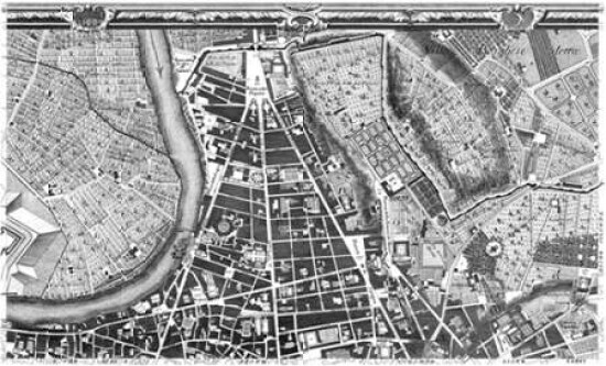 Rome Sectional Map Poster Print by  Giovanni Battista Nolli - Item # VARPDXMGN1B