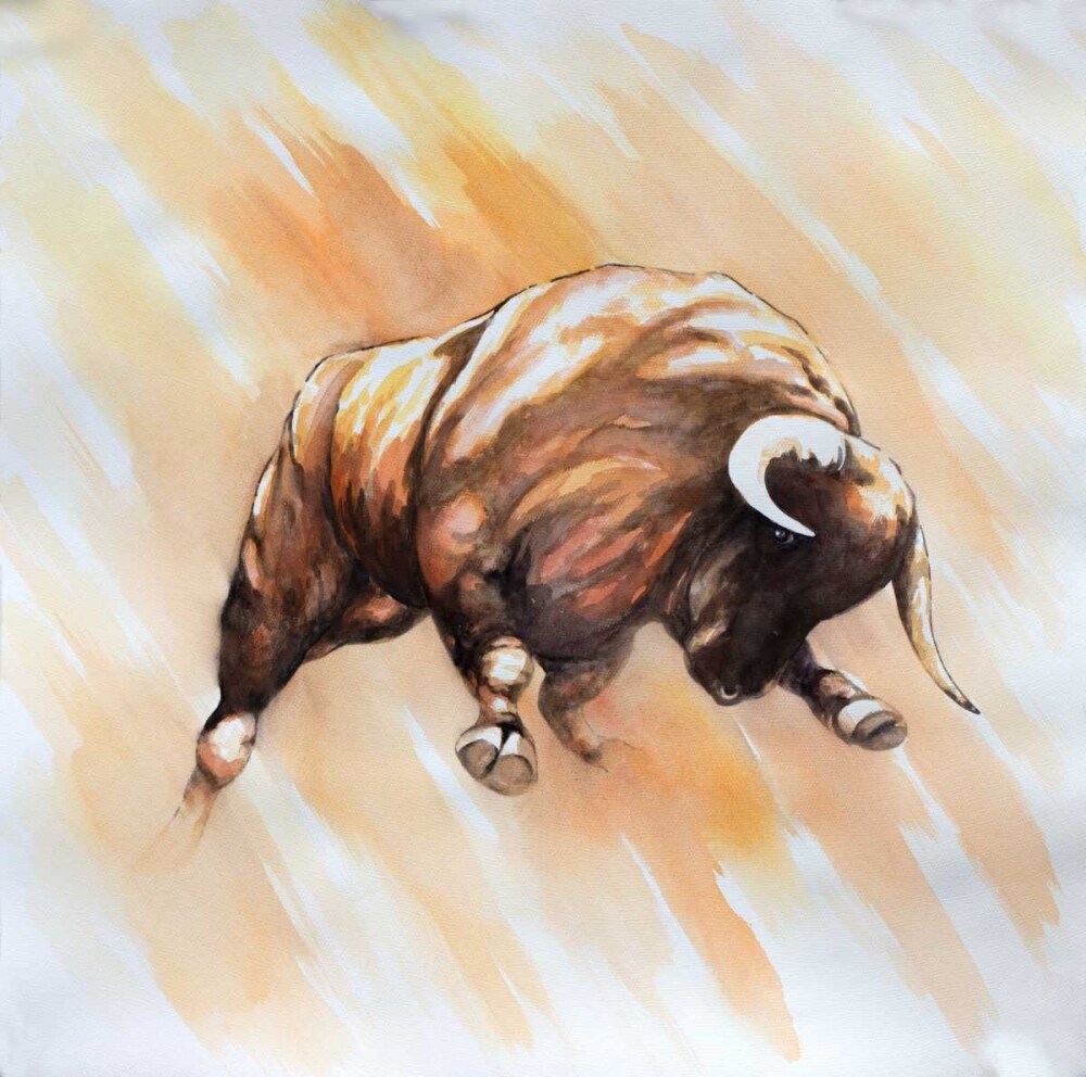 Bull to Attack Poster Print by Atelier B Art Studio - Item # VARPDXBEGANI312