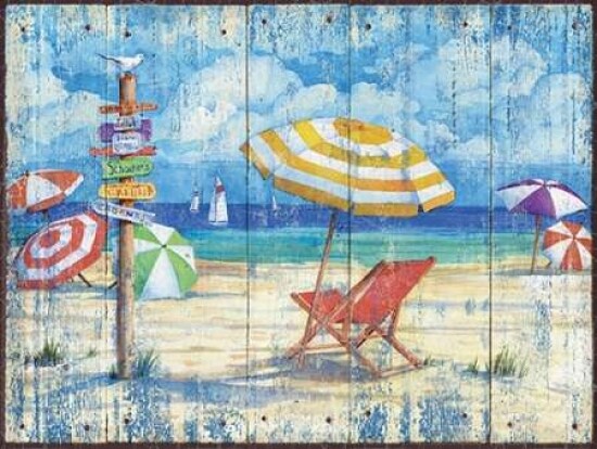 Beach Signs II Poster Print by Paul Brent - Item # VARPDXBNT785