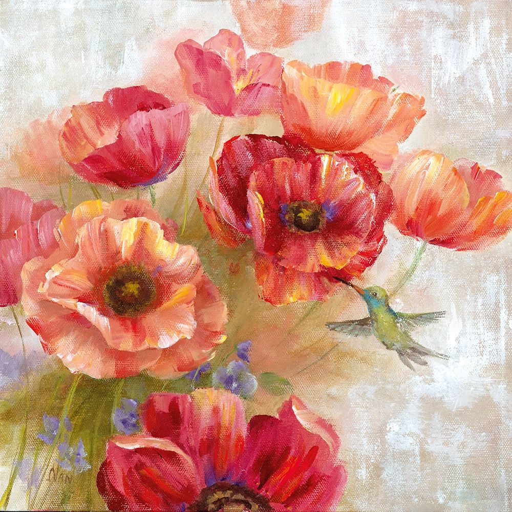 Hummingbird Garden II Poster Print by Nan - Item # VARPDX14780