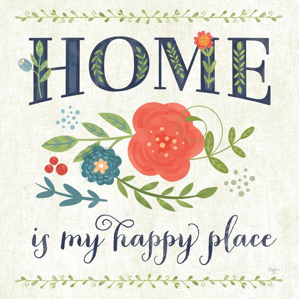 Happy Home Poster Print by Mollie B. Mollie B. - Item # VARPDXMOL1157