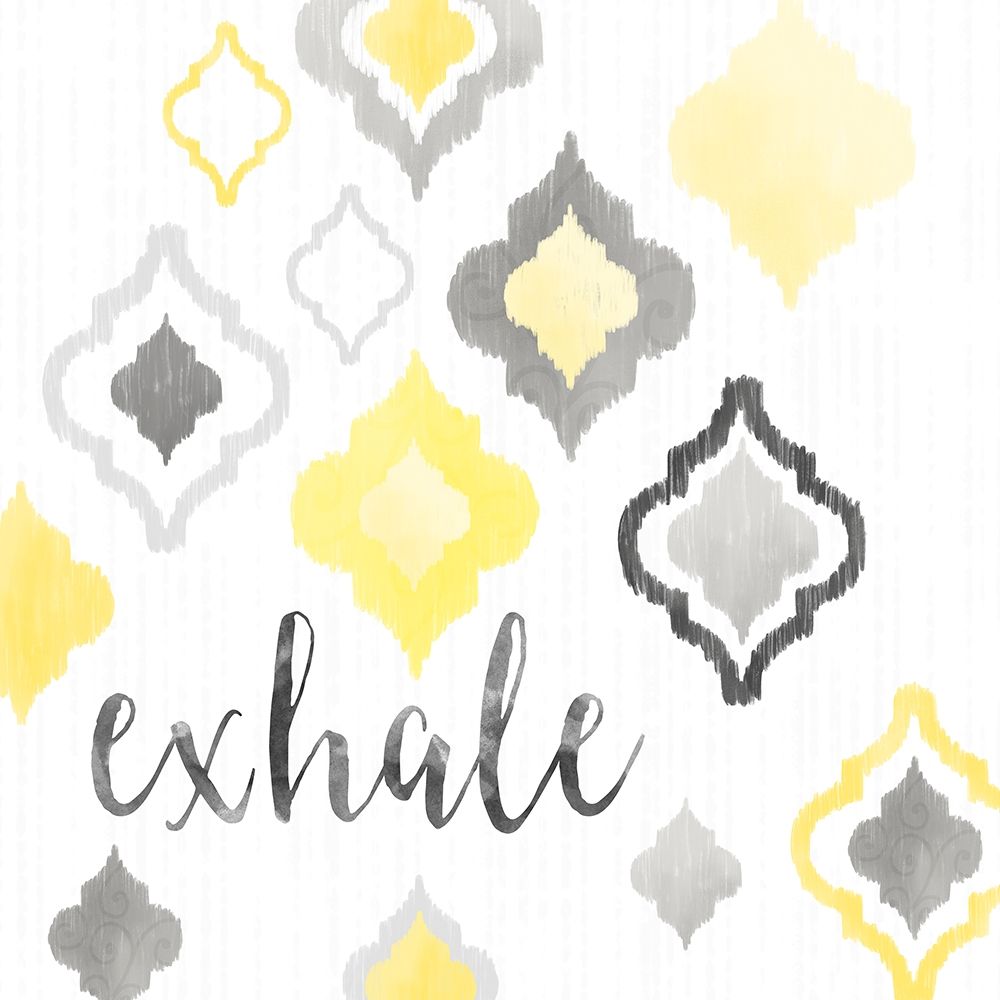 Yellow Gray Moroccan Sentiment Ii Poster Print by Noonday Design - Item # VARPDXRB12307ND