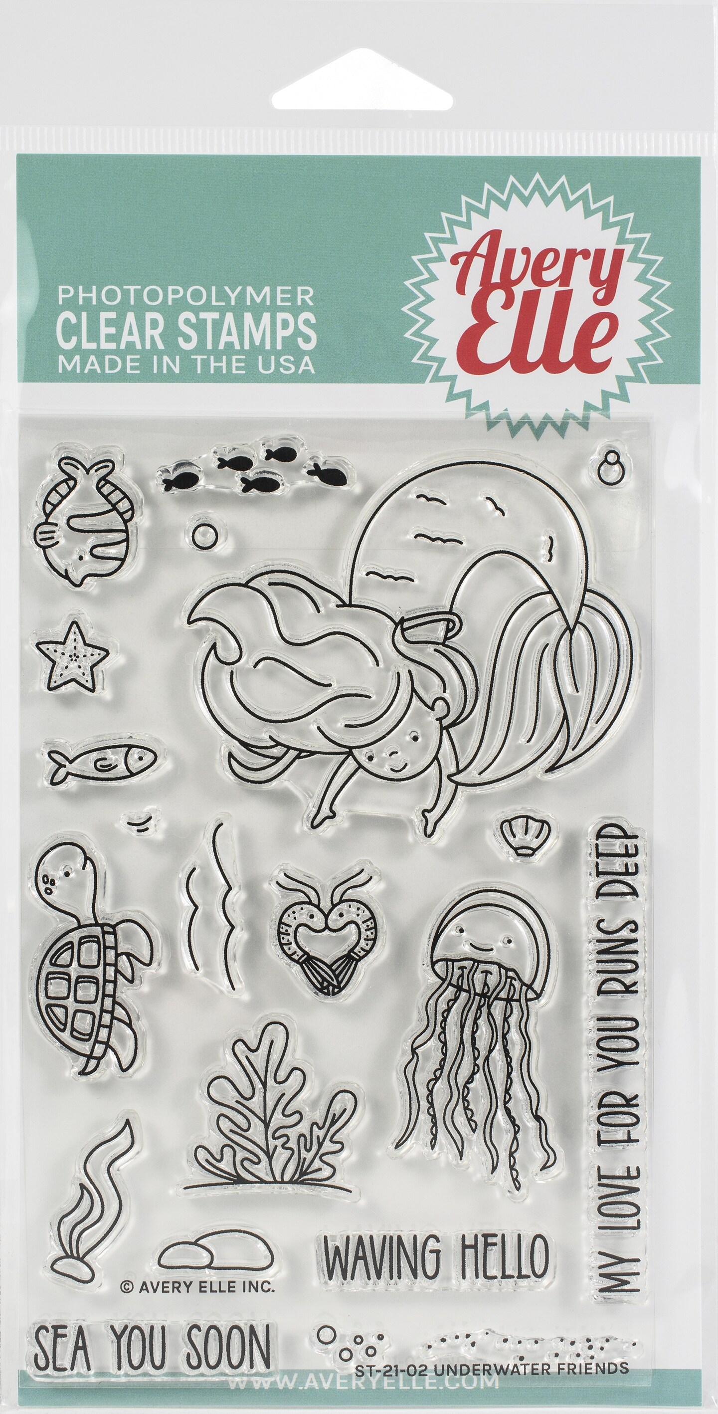 Avery Elle Clear Stamp Set 4