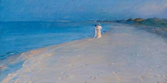 Summer evening at the South Beach, Skagen Poster Print by Peder Severin Kr_yer - Item # VARPDX2AA2166