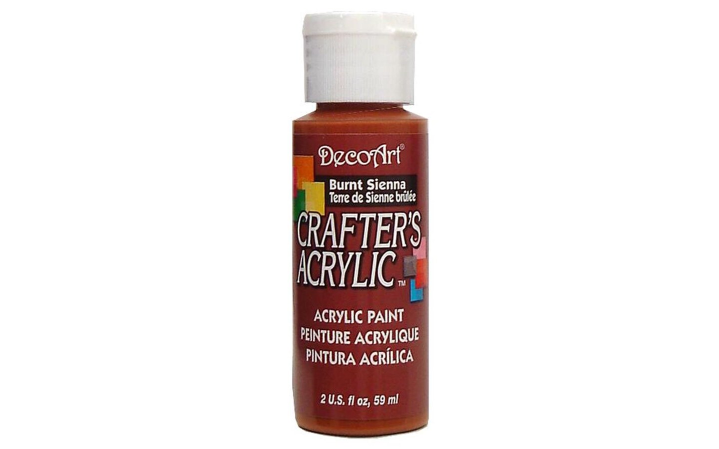 Decoart Crafter&#x27;s Acrylic Paint 2Oz Burnt Sienna