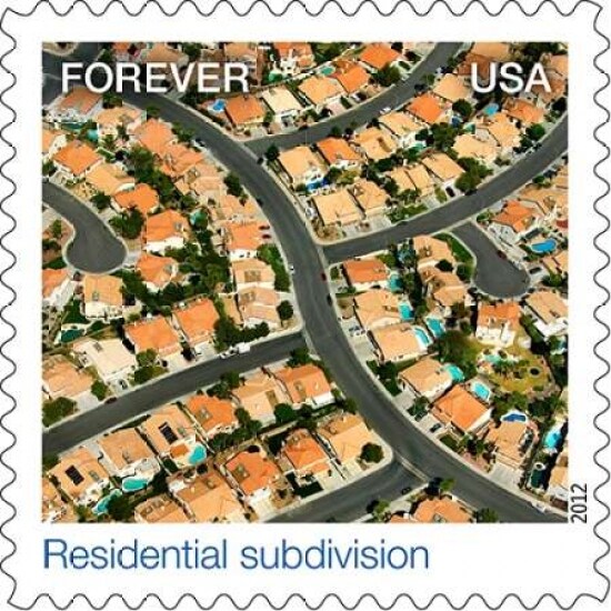 Residential Subdivision Poster Print by  US POSTAL SERVICE - Item # VARPDX3977