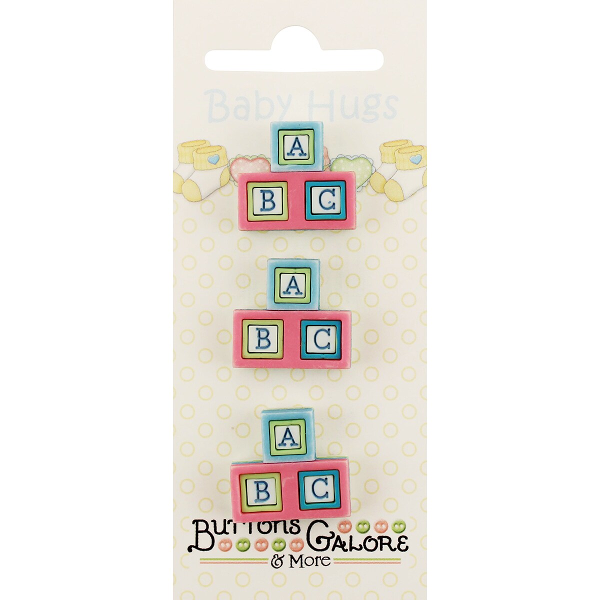 Buttons Galore Baby Hugs Buttons-Baby Blocks