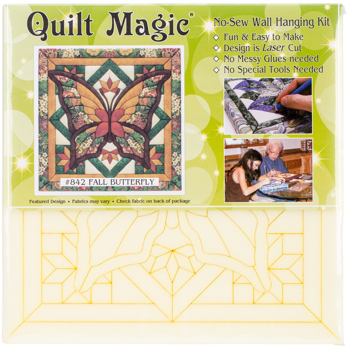QuiltMagic No Sew Wall Hanging KitFall Butterfly Michaels
