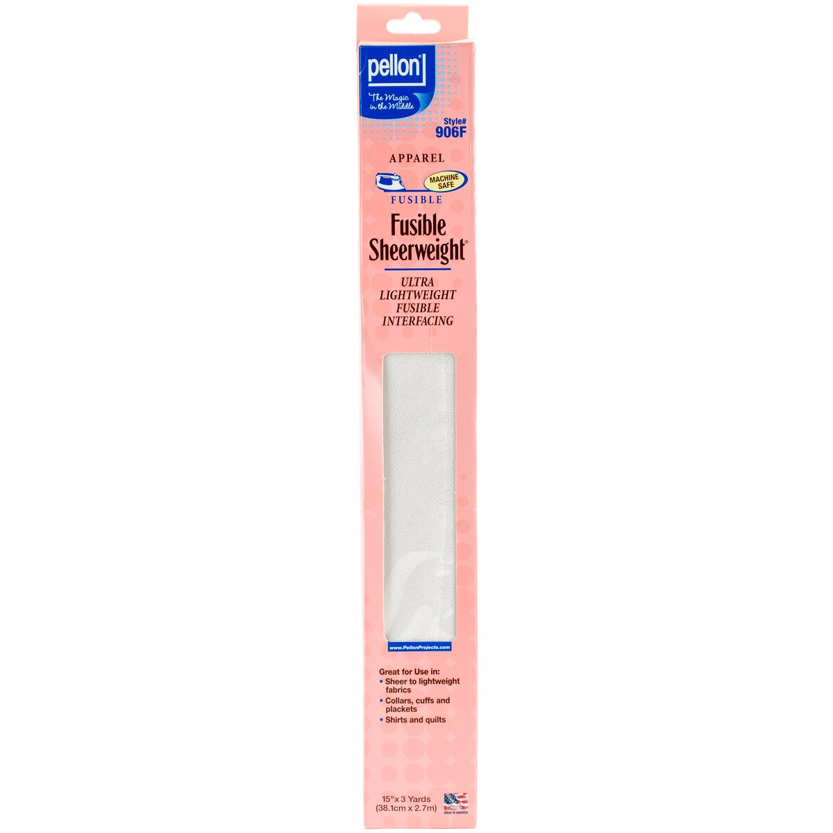 Pellon Fusible Sheerweight Interfacing-White 15