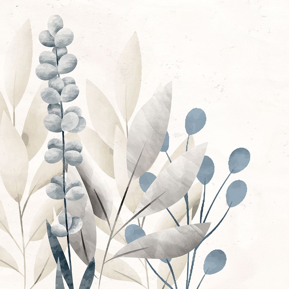 Simply Blessed Floral 4 Poster Print by Kimberly Allen # KASQ2149B