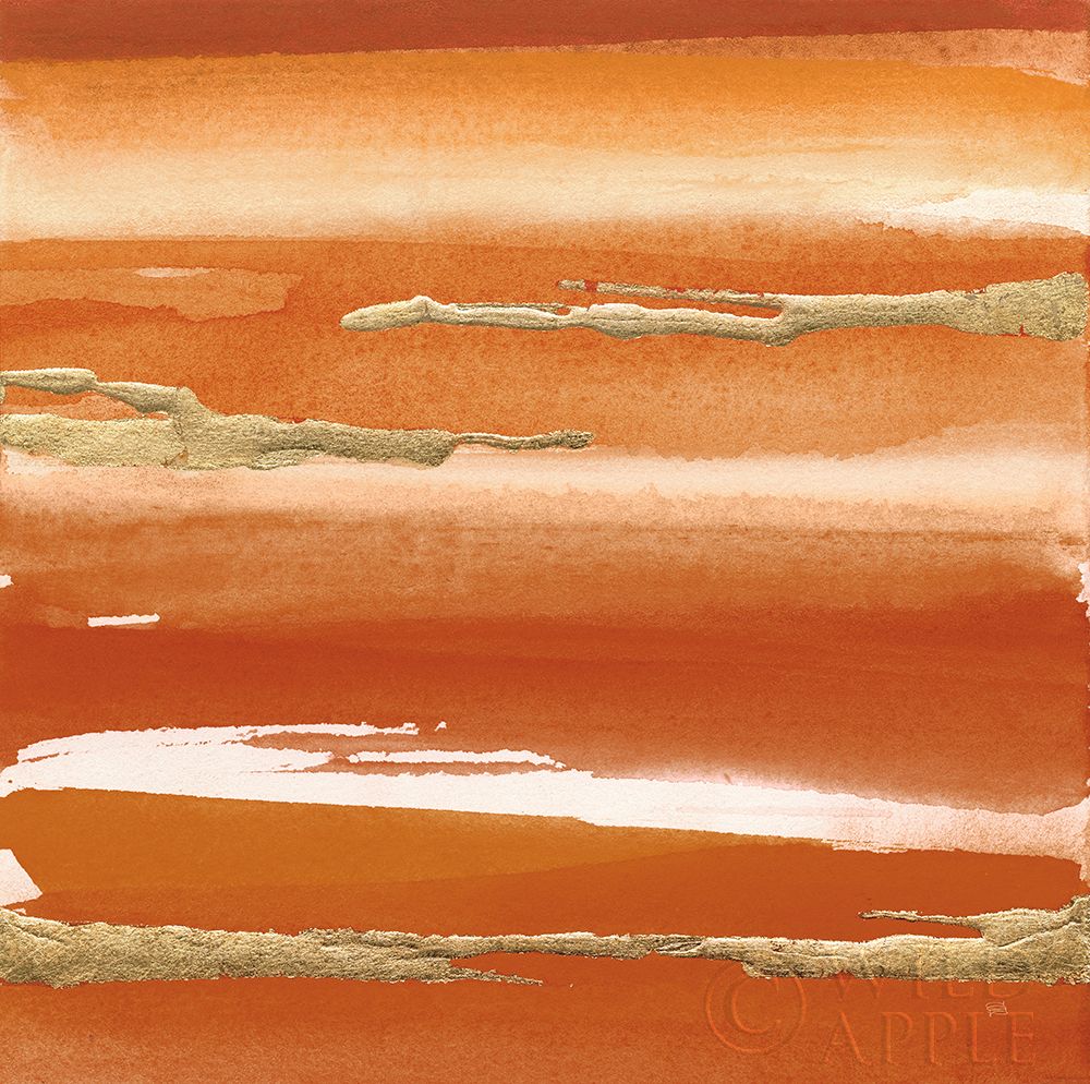 Gilded Mandarin III Burnt Orange Poster Print by Chris Paschke - Item # VARPDX50777