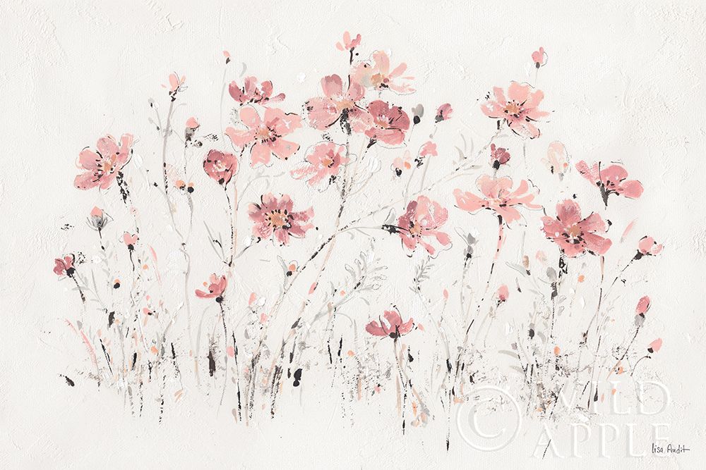 Wildflowers I Pink Poster Print by Lisa Audit - Item # VARPDX37431