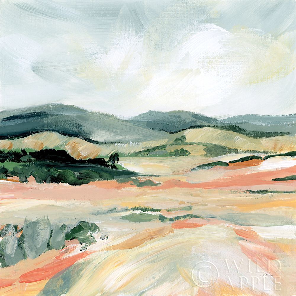 Vermillion Landscape I Poster Print by Katrina Pete # 65941