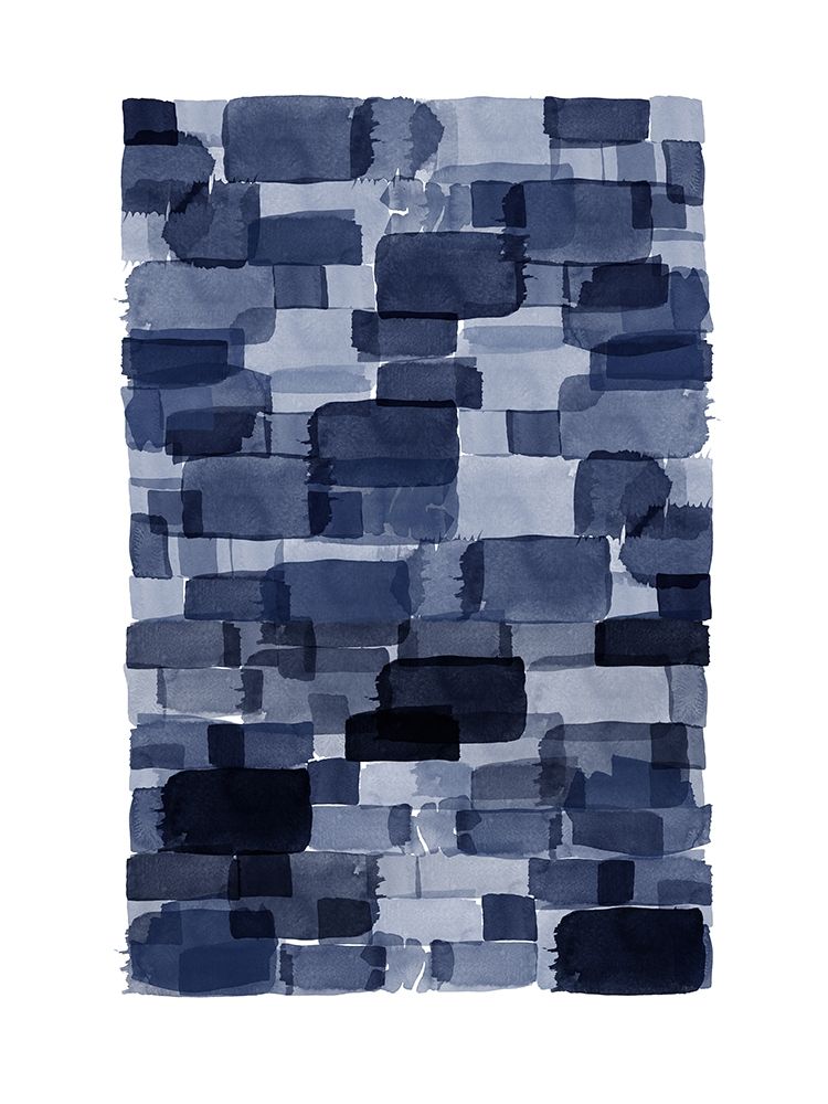 Navy Blue Watercolor Block Poster Print by Urban Epiphany Urban Epiphany - Item # VARPDXUERC023A