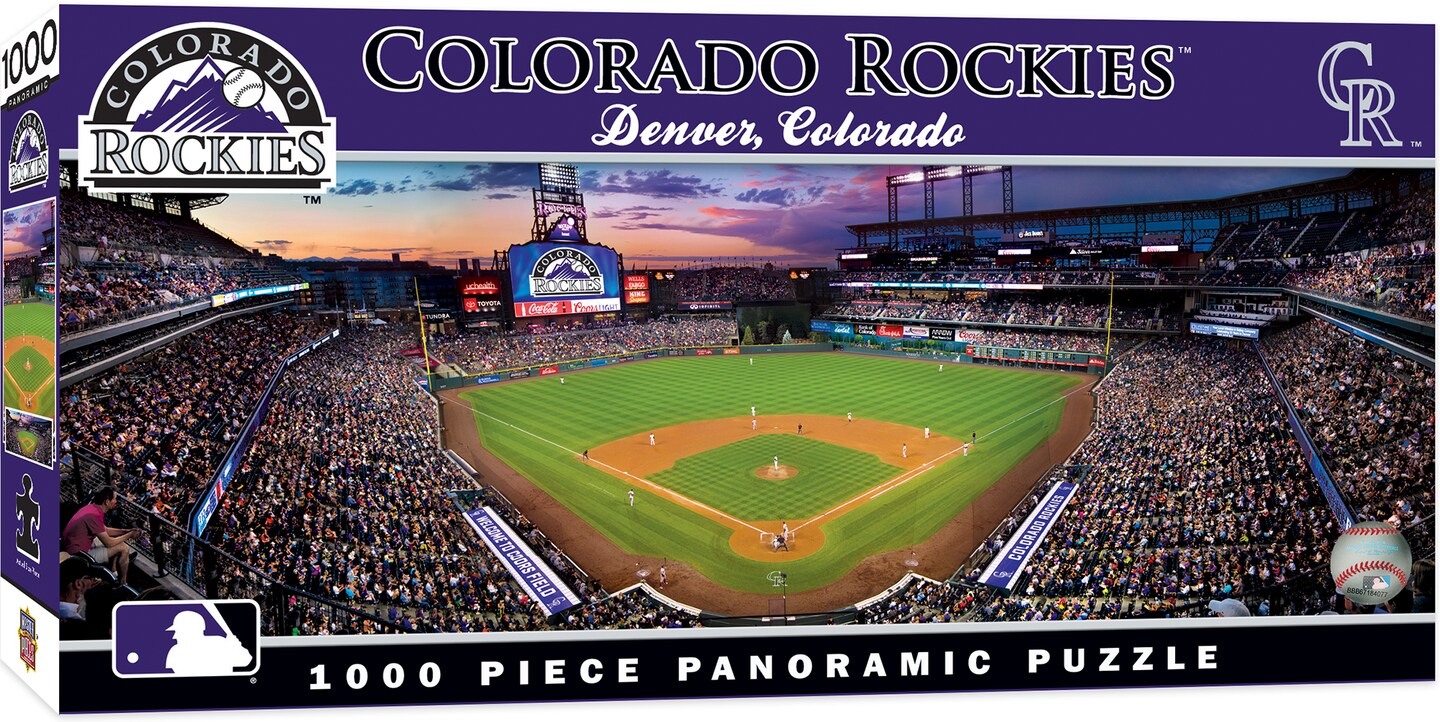 Colorado Rockies MLB Stadium Panoramics Center View, 1000 Pieces