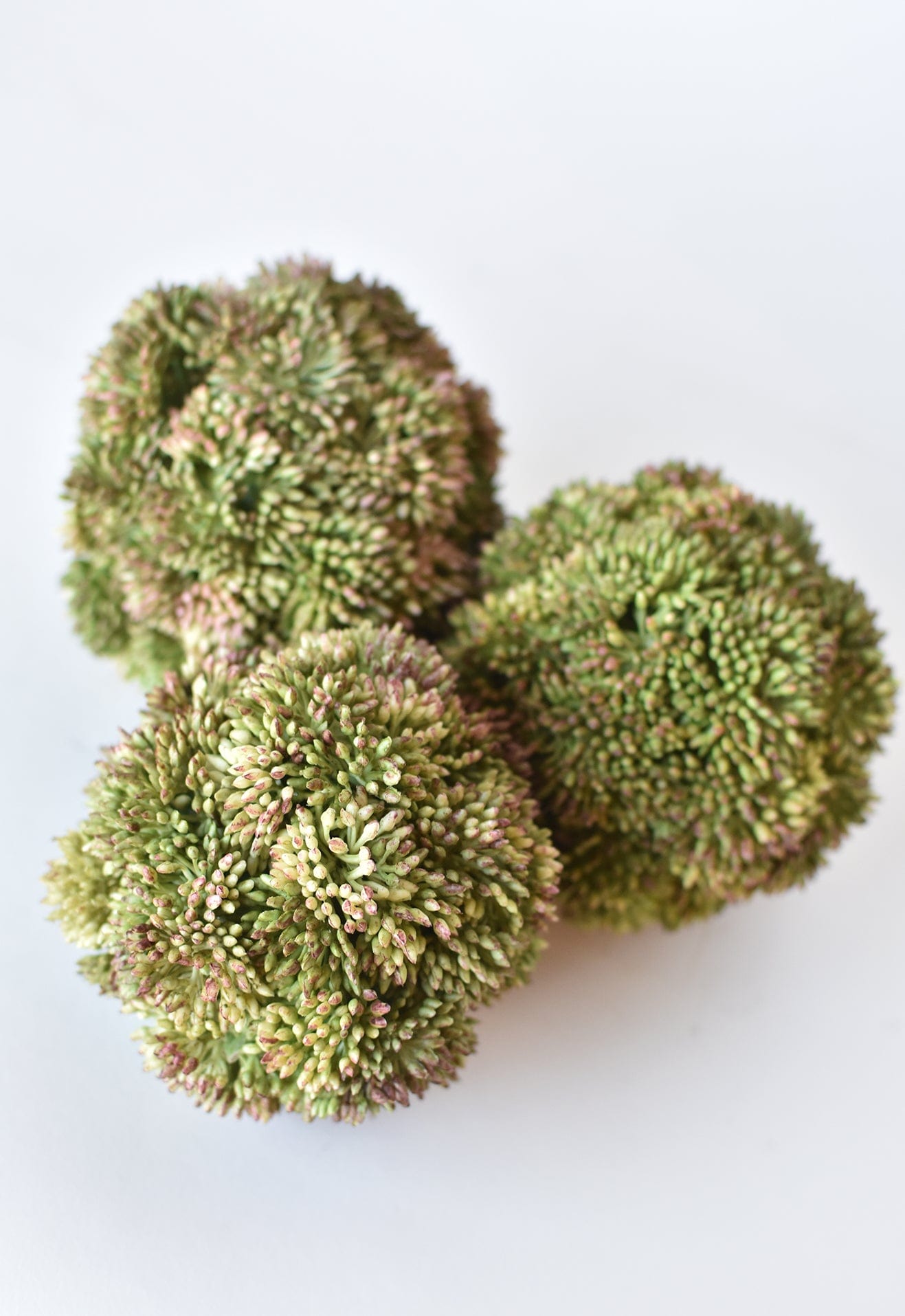 4&#x22; Faux Green Sedum Ball