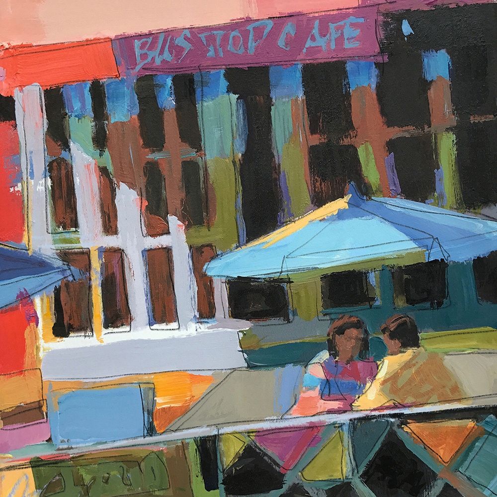 Bus Stop Cafe Poster Print by Patti Mollica - Item # VARPDXM1586D
