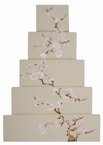 Blooming Cherry Tree Cake Stencil Tier #5 | C445 by Designer Stencils | Cake Decorating Tools |