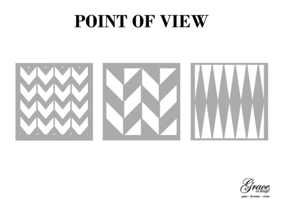 Points Stencil   Point of View Designs