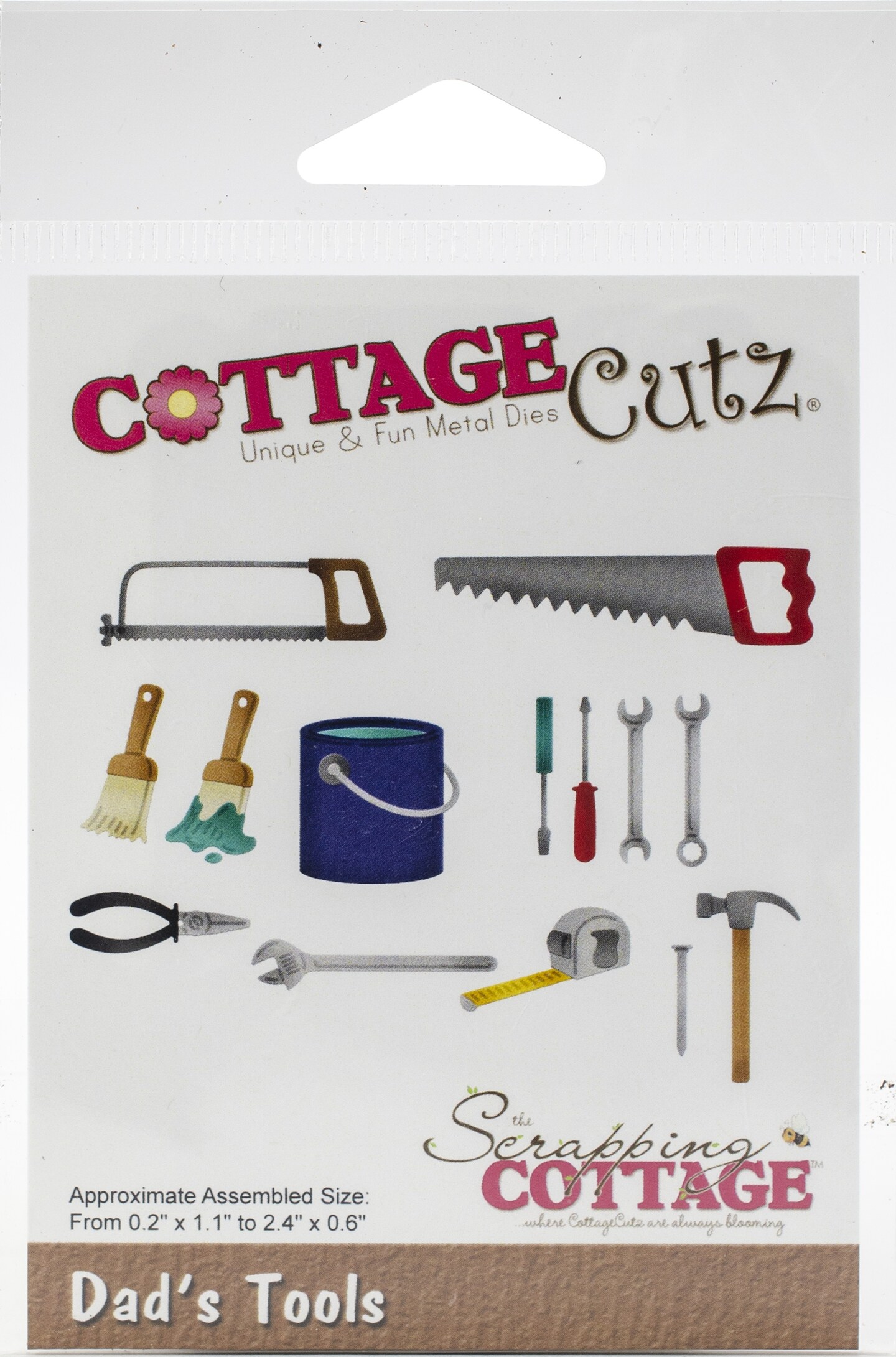 Cottagecutz Dies-Dad&#x27;s Tools .2&#x22; To 2.4&#x22;