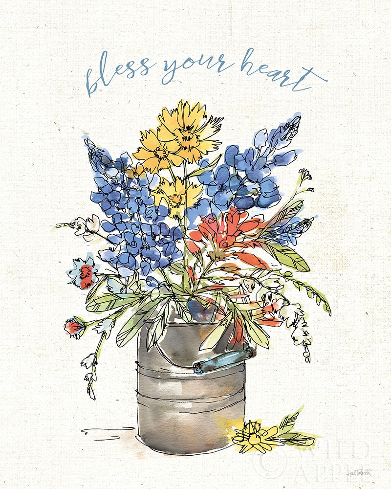Texas Bluebonnet I Poster Print by Anne Tavoletti - Item # VARPDX37002